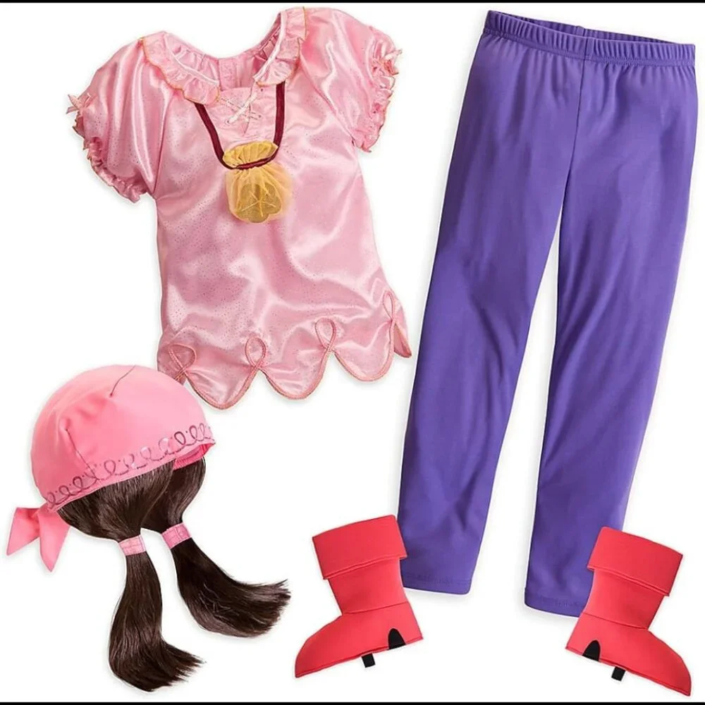 NWT ~Disney Store Izzy from Jake and The Neverland Pirate Costume size Girls 4T